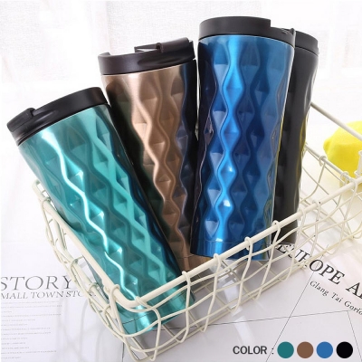แก้วเก็บอุณหภูมิ แก้วเก็บความร้อน-เย็น 500ml. คละสี