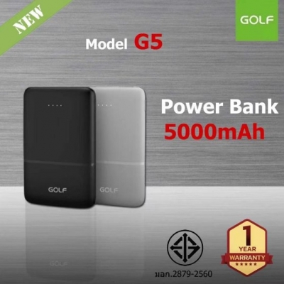 แบตสำรอง Power Bank GOLF 5000,10000 mAh