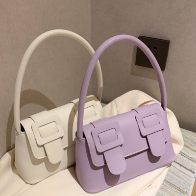 กระเป๋าถือ เข็มขัดคู่สีพลาสเทล มี 5 สี