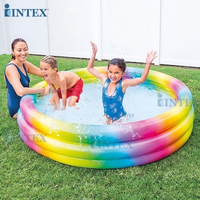 INTEX สระเป่าลม สระน้ำเป่าลม COOL DOTS POOL Medium รุ่น 58439